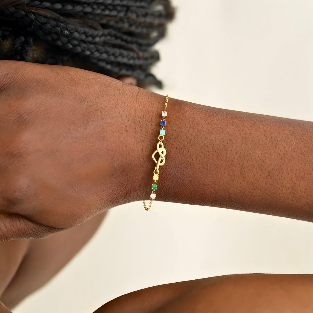 Pulsera Nœud Éternel - À Ma Mère