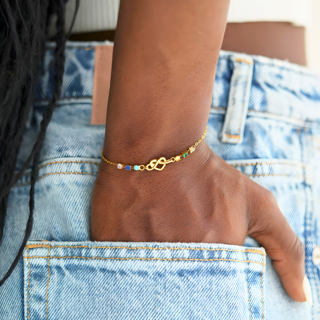 Pulsera Nœud Éternel - À Ma Mère