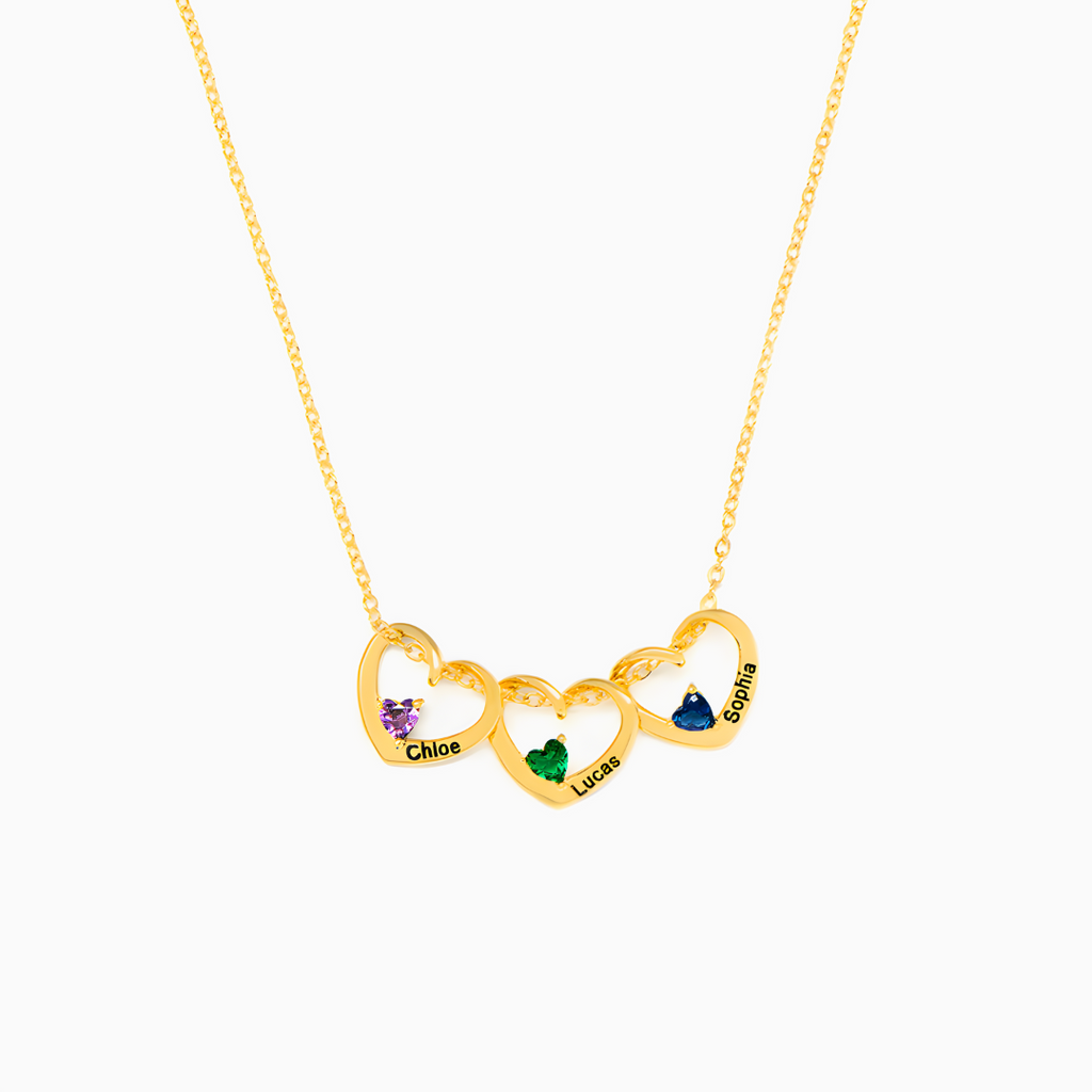 Collier Cœurs Entrelacés - A mi Mamá