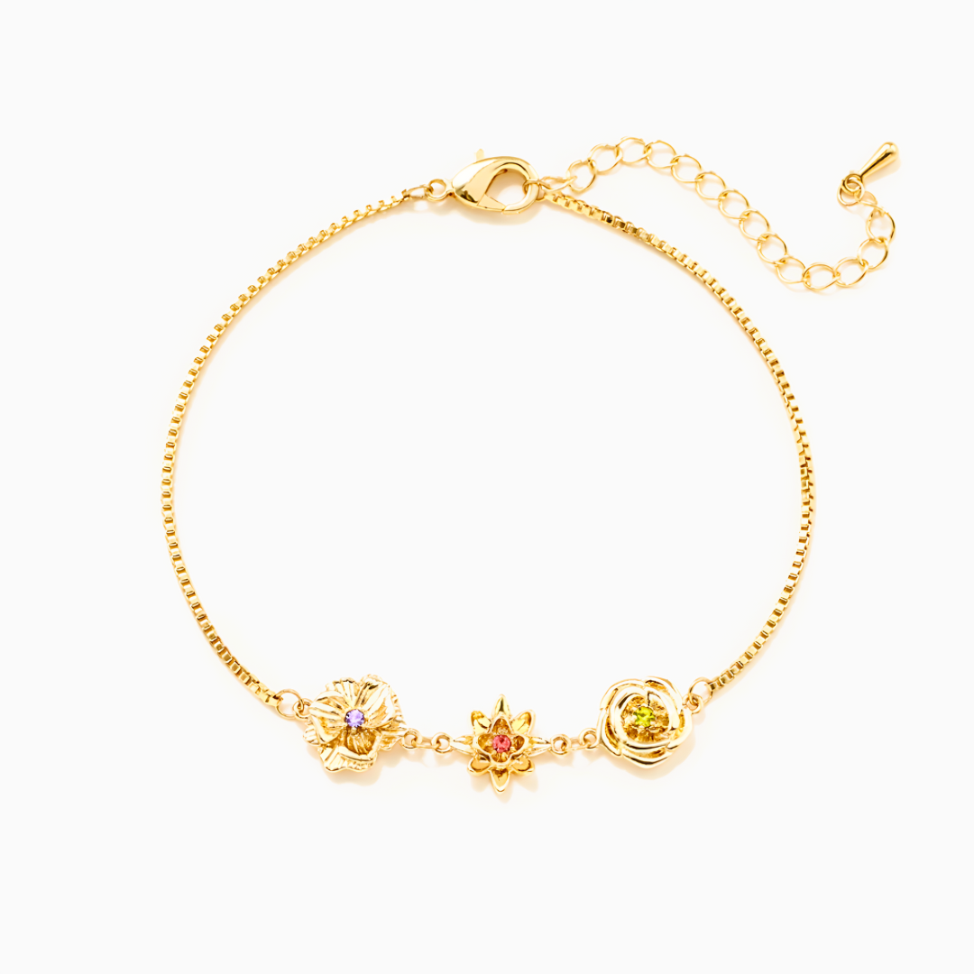 Pulsera Fleurs de Vie - Personalizable