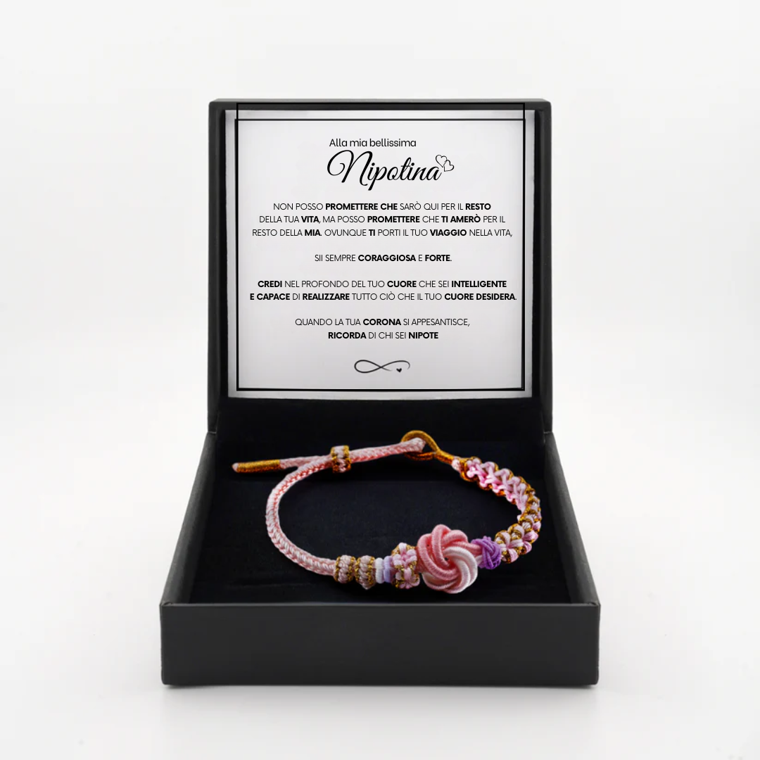 A Mi Magnífica Nieta - Pulsera De Nudos Forever