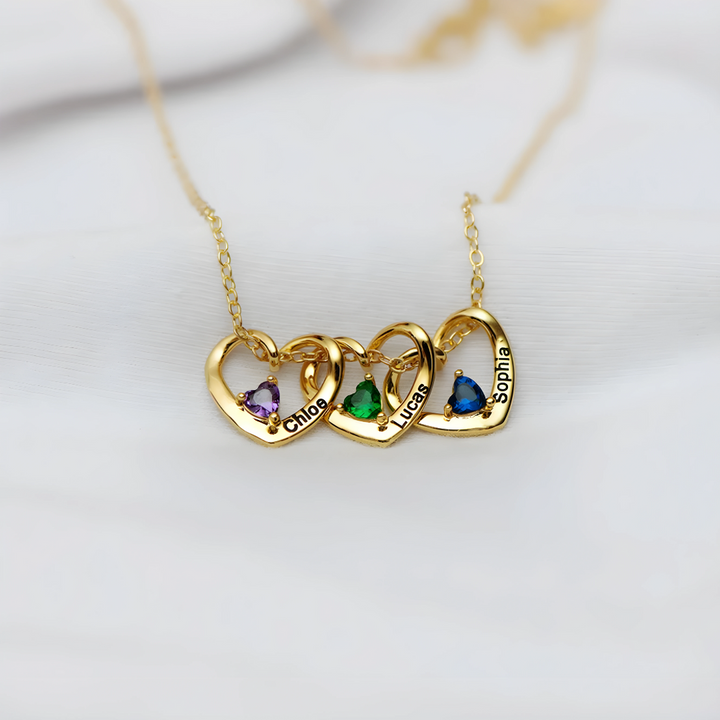 Collier Cœurs Entrelacés - A mi Mamá
