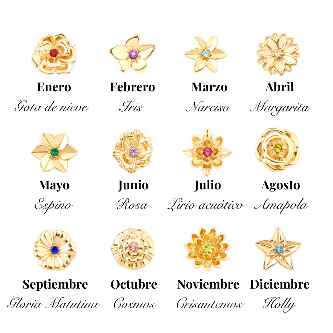 Pulsera Fleurs de Vie - Personalizable