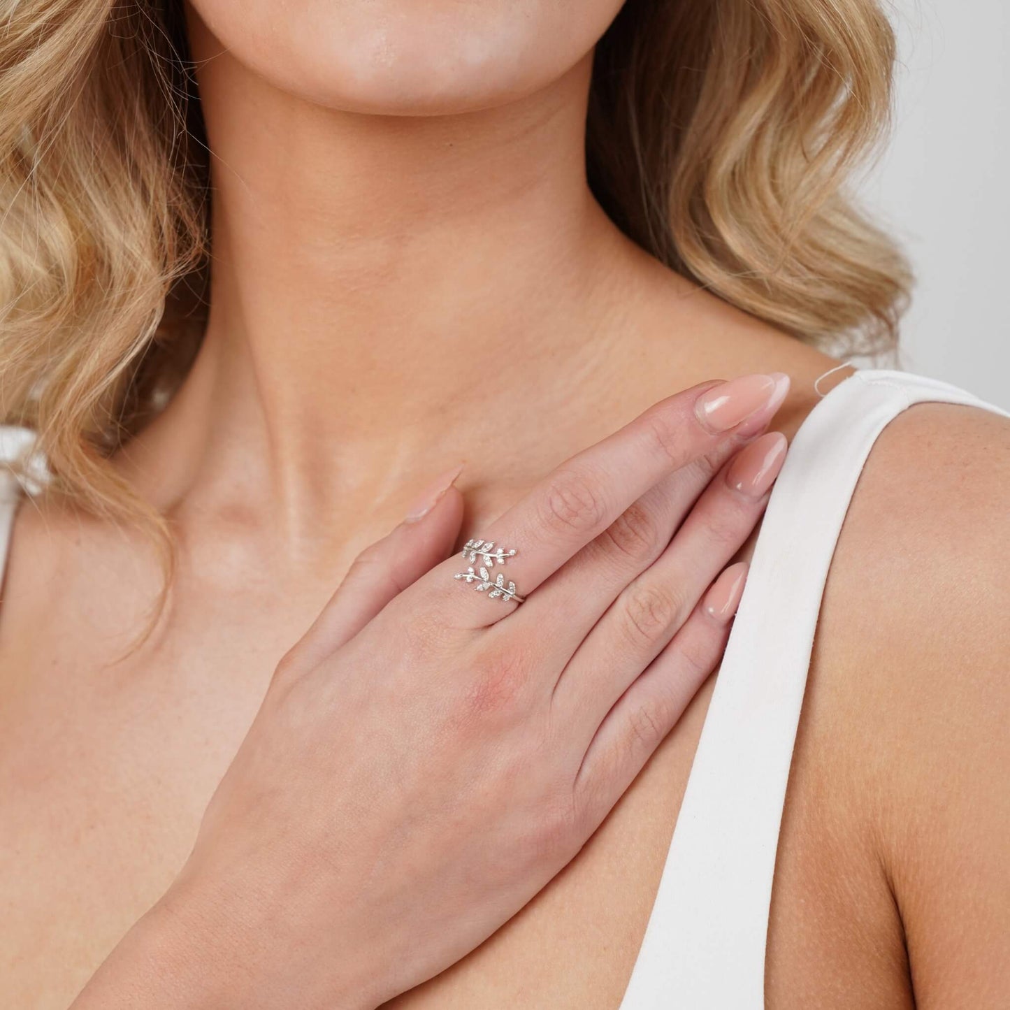 Bague Élégance Feuille