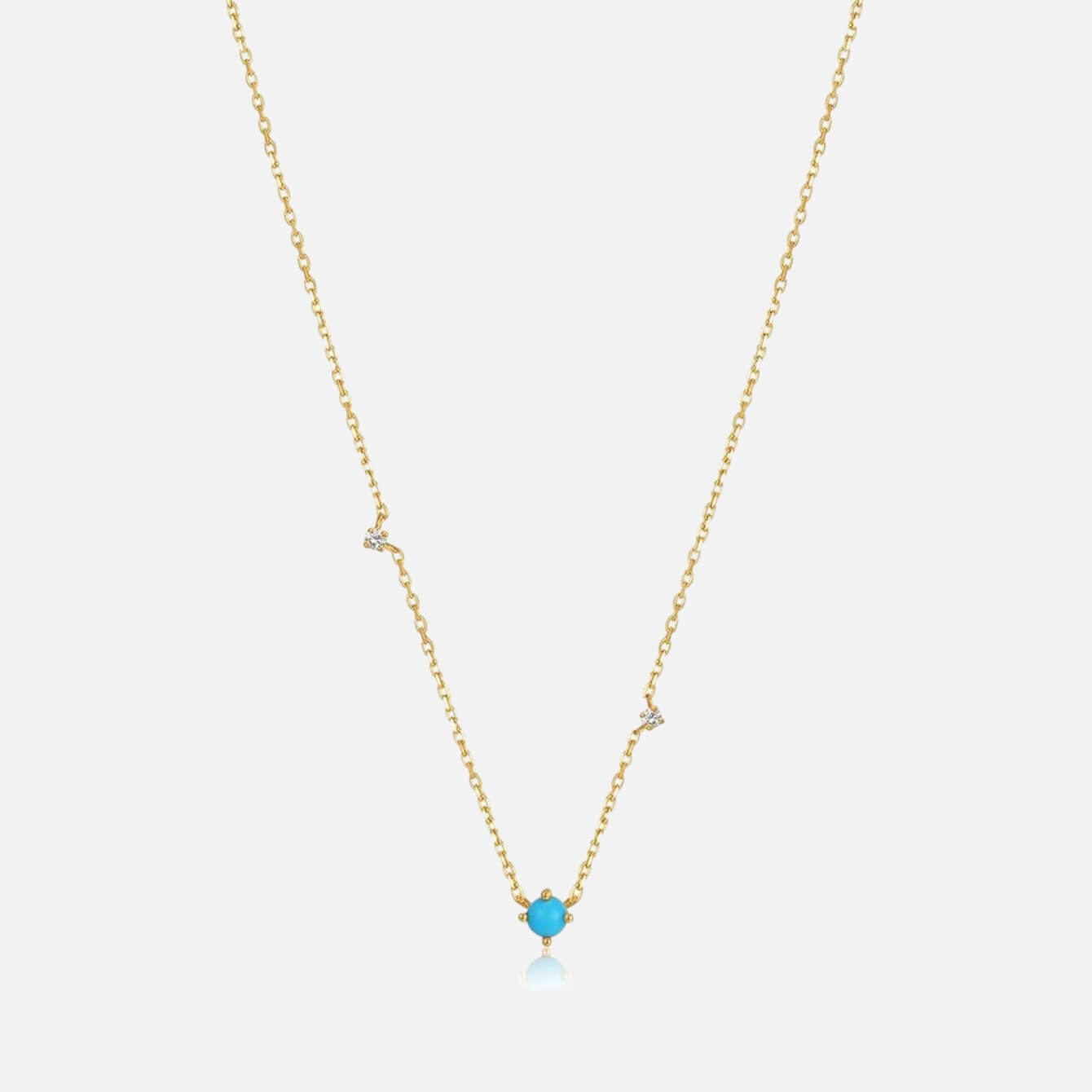 Collier Élégance en Perles Turquoise Éblouissant