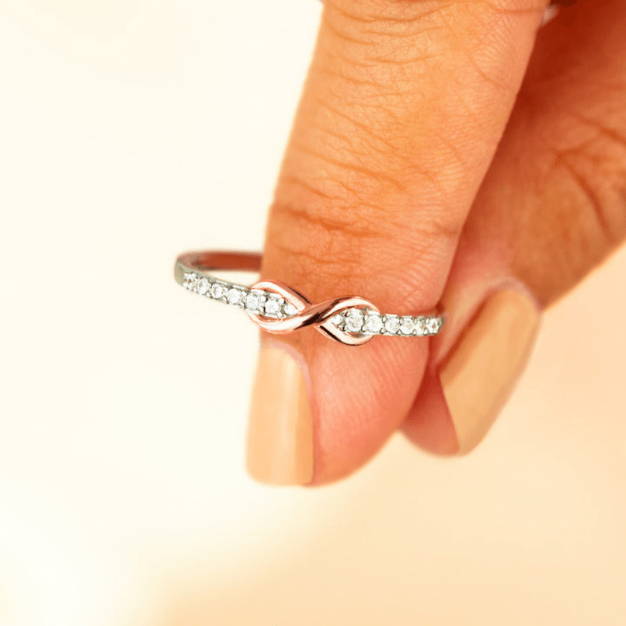 Bague Éternelle "À ma Fille, Je t'Aime pour Toujours™