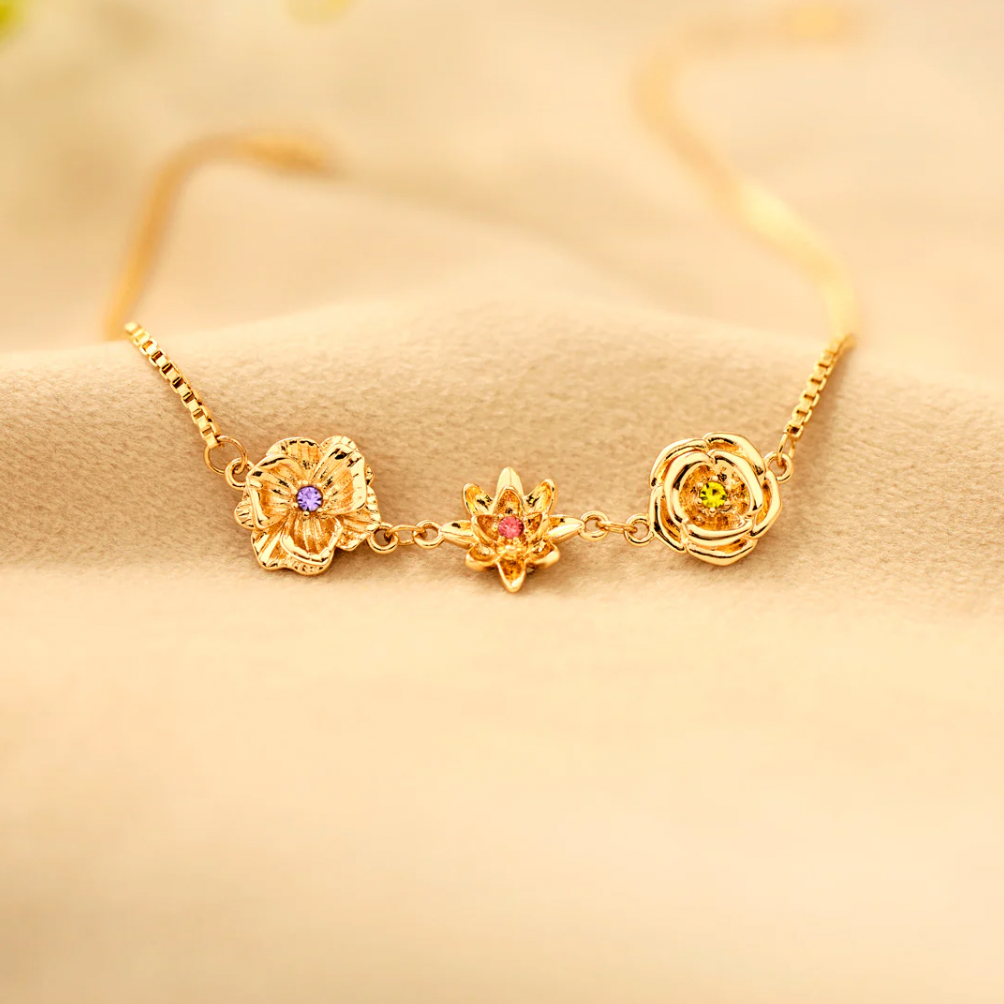 Pulsera Fleurs de Vie - Personalizable