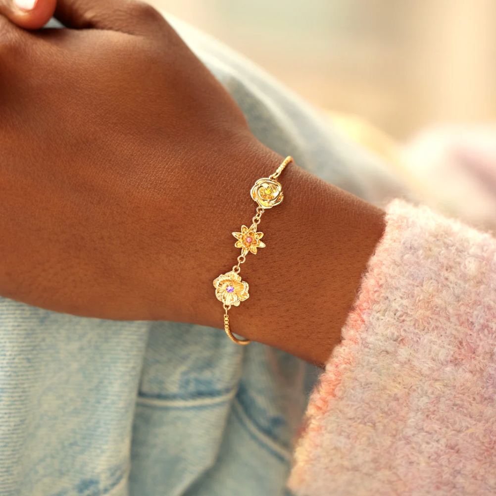 Pulsera Fleurs de Vie - Personalizable