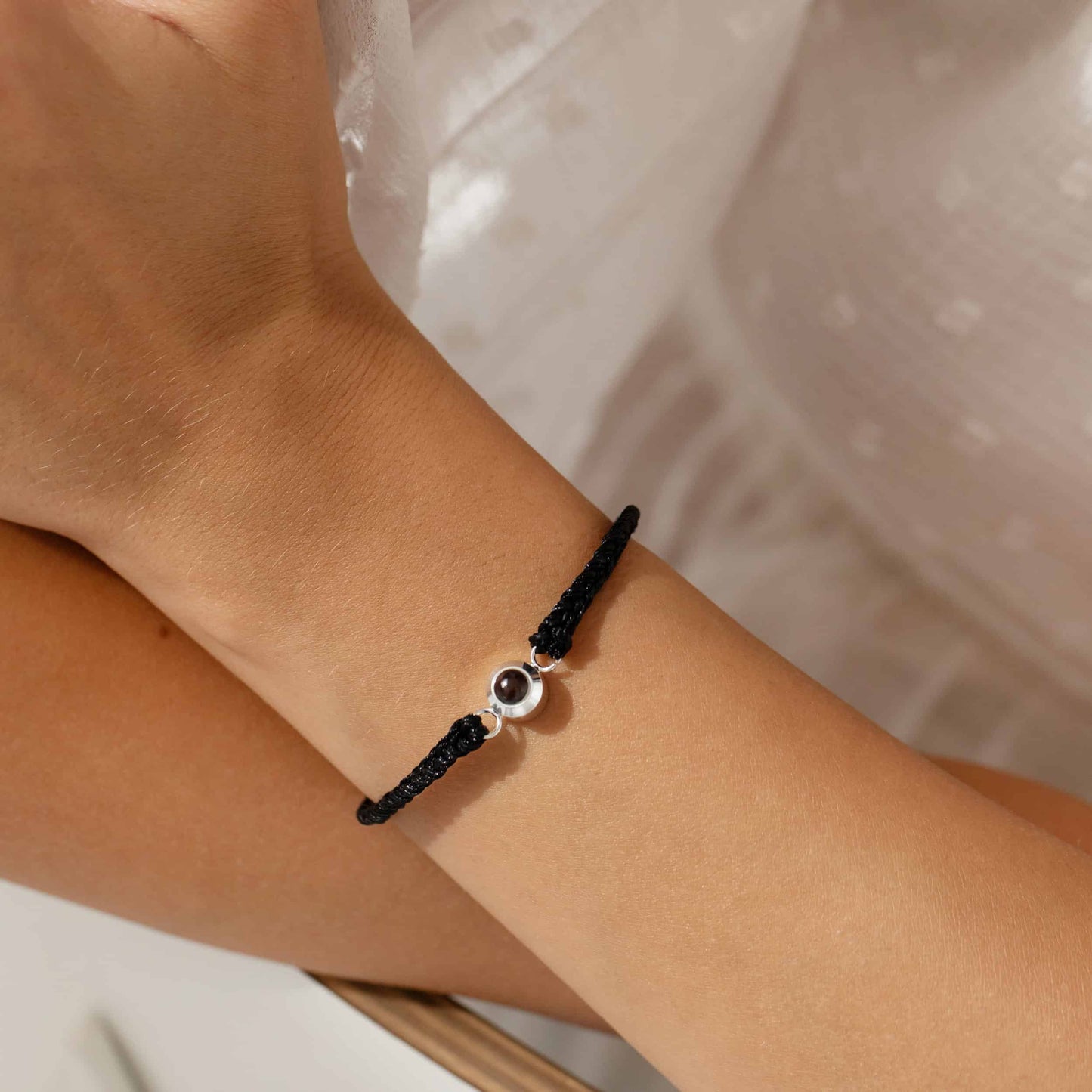 Bracelet Tressé - Projection Photo Personnalisé