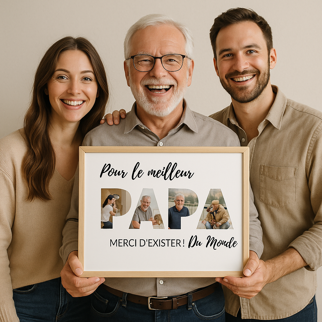 Tableau personnalisé – Pour le meilleur papa du monde