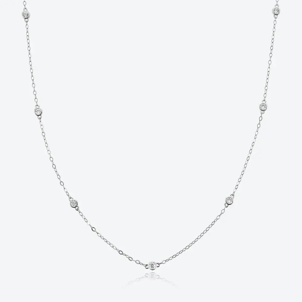 Collier Pendentif en Cristal Sept Éblouissant