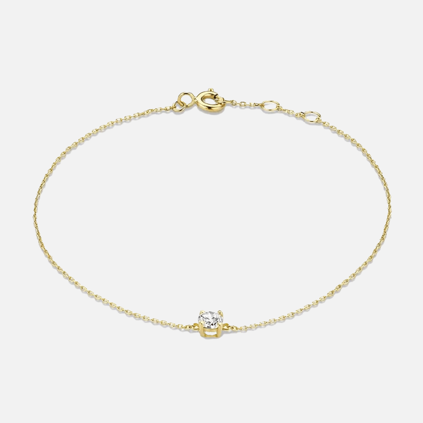 Pulsera elegante de cristal con encanto