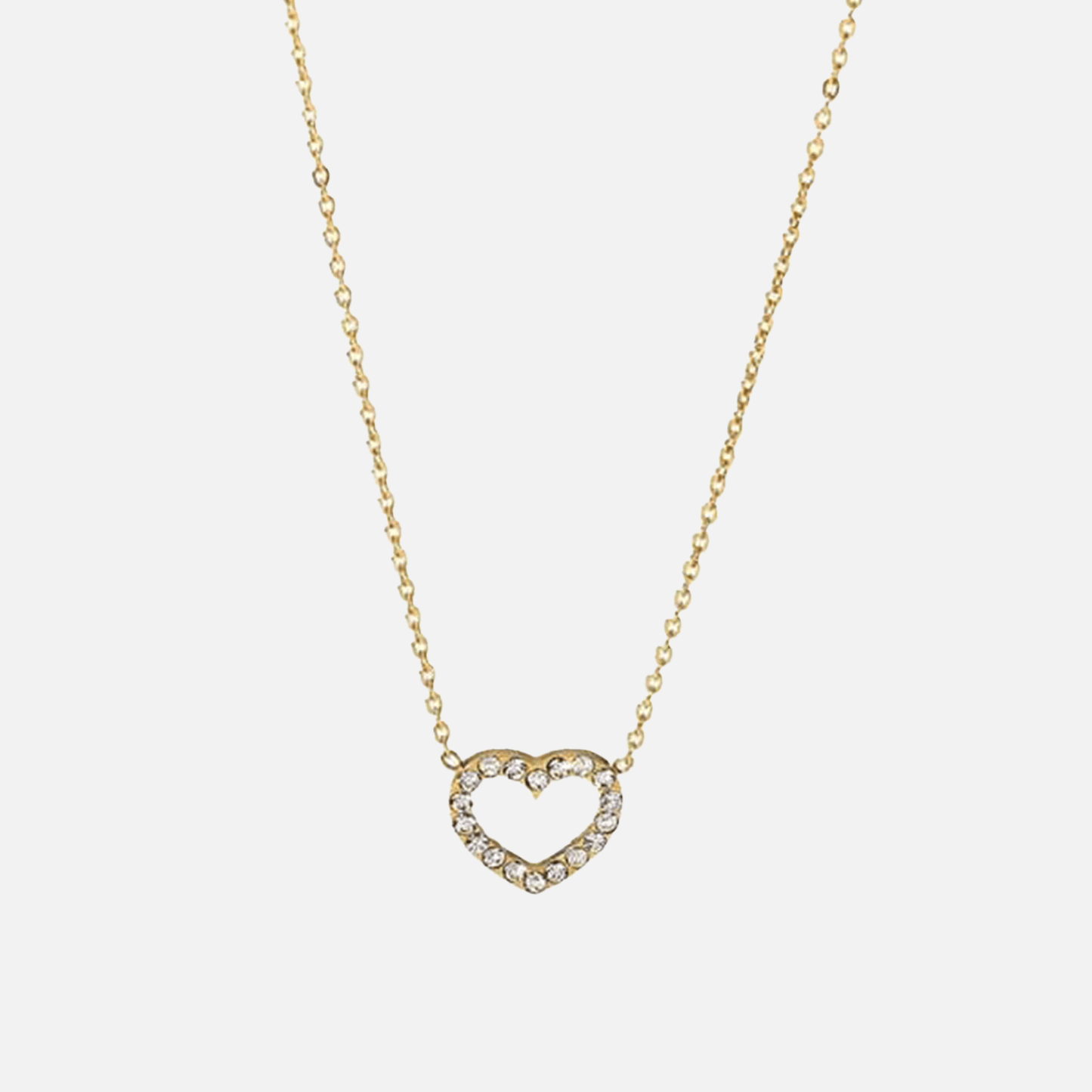 Collar Colgante en Forma de Corazón Encantador