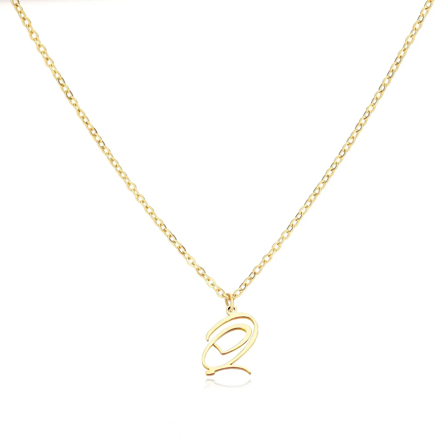 Collier Prénom Personnalisé en Cursive avec Pendentif en Cœur