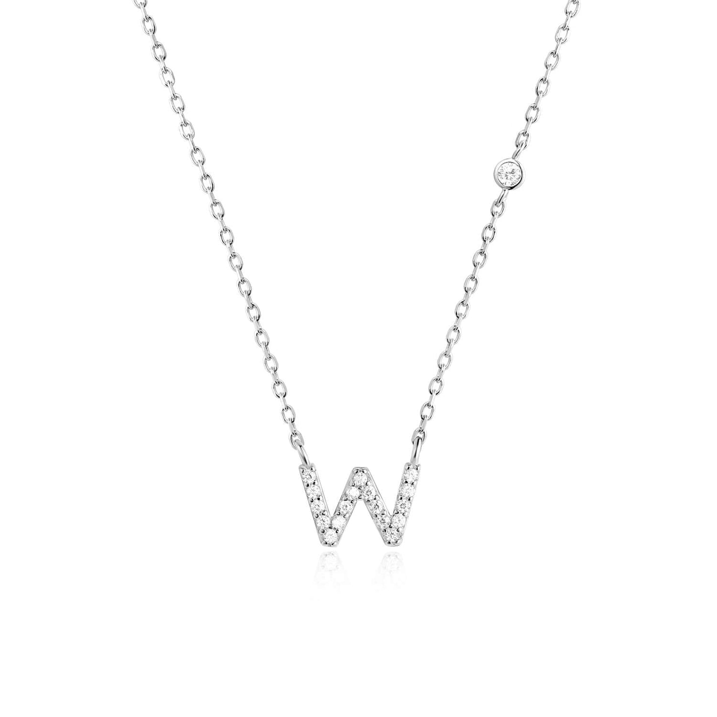 Collar colgante en letras inspirado en la piedra encantadora