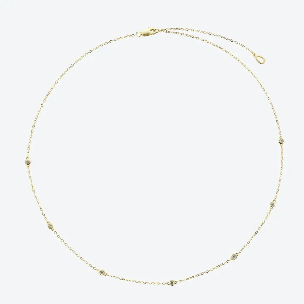 Collier Pendentif en Cristal Sept Éblouissant