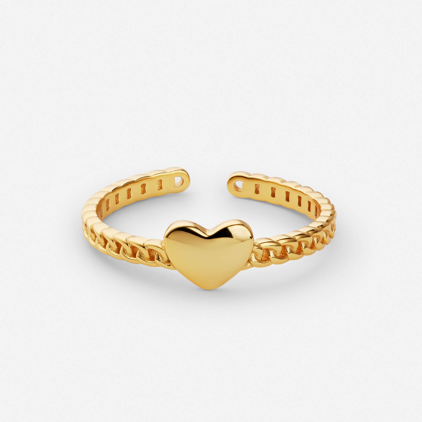 Bague Enchantante en Liens de Cœur