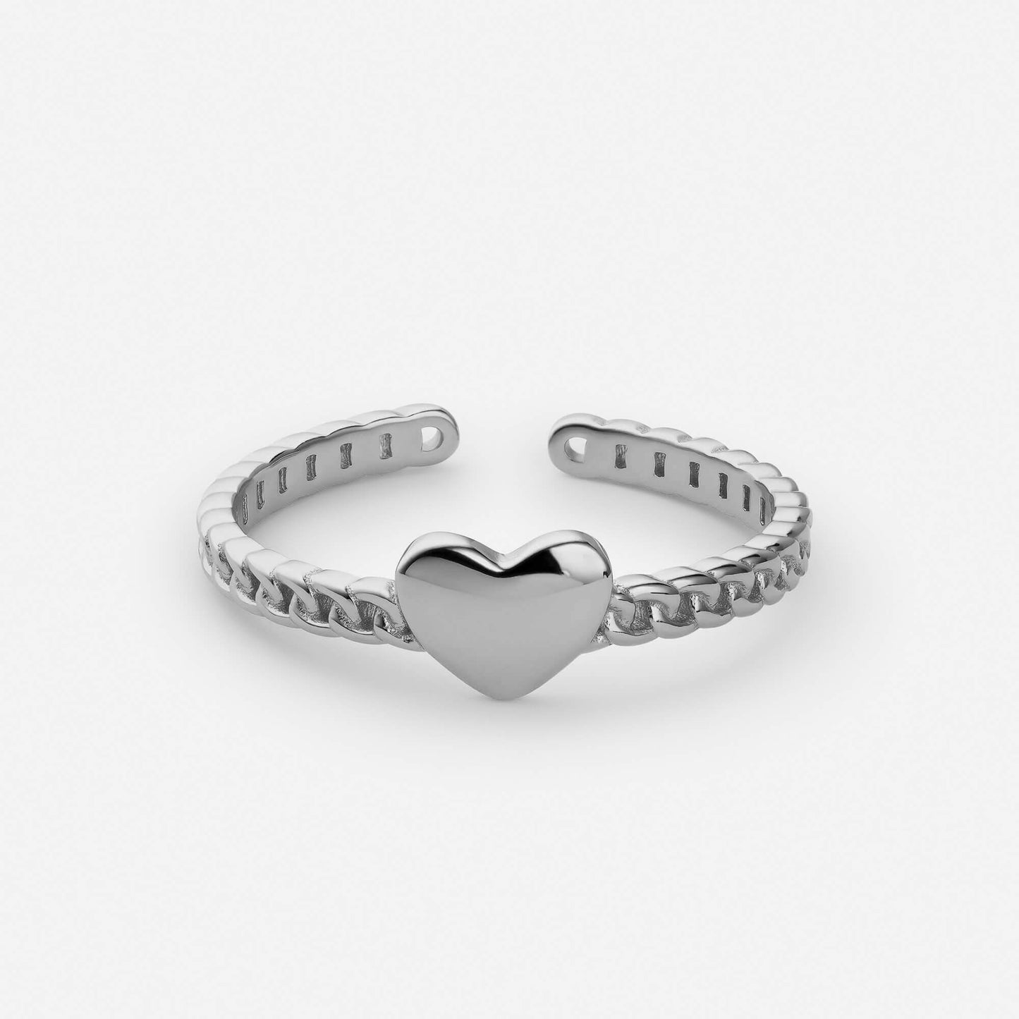 Bague Enchantante en Liens de Cœur