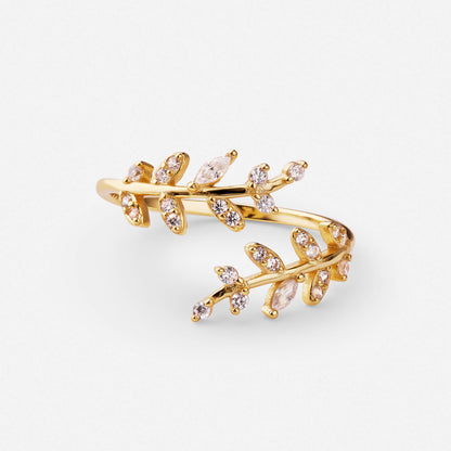 Bague Élégance Feuille